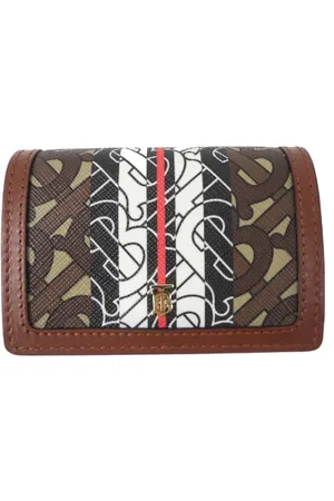 Burberry Pre-owned, Dame, Brun, ONE SIZE, Tyl, Pre-owned Canvas punge