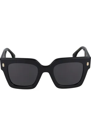 Fendi Tilbehør, unisex, Sort, 50 MM, Uld, Stilfulde solbriller Maison Fe40101I