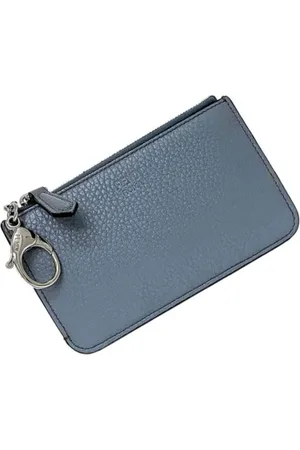 Fendi Pre-owned, unisex, Blå, ONE SIZE, Tyl, Pre-owned Laeder punge