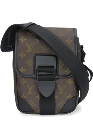 LOUIS VUITTON Pre-owned, Herre, Brun, ONE SIZE, Uld, Pre-owned canvas tasker