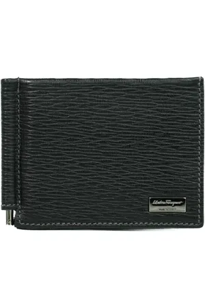 Salvatore Ferragamo Pre-owned, Herre, Sort, ONE SIZE, Læder, Pre-owned Laeder punge