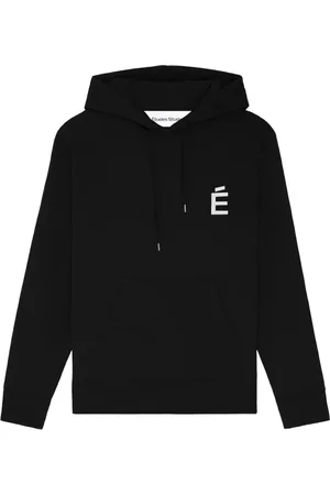 Etudes Sweathshirts & Hoodies, Herre, Sort, L, Bomuld, Sort Bomuldshættetrøje med Frontlogo