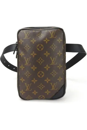 LOUIS VUITTON Pre-owned, Herre, Brun, ONE SIZE, Uld, Pre-owned Laeder skuldertasker