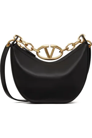 VALENTINO GARAVANI Taske, Dame, Sort, ONE SIZE, Uld, Sort læder VLogo Signature Skuldertaske
