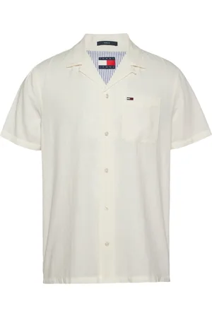 Tommy Hilfiger Skjorte, Herre, , M, Bomuld, Elegant Linen Blend Shirt