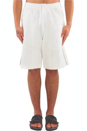 C.P. Company Shorts, Herre, Hvid, L, Fleece Side Zip Shorts