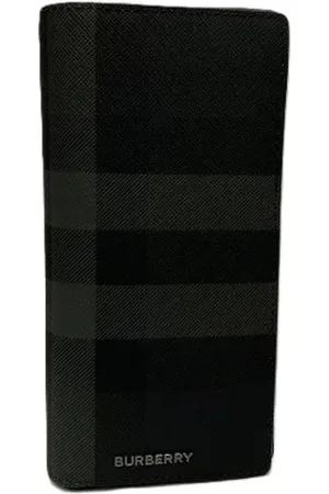 Burberry Pre-owned, Dame, Sort, ONE SIZE, Læder, Pre-owned Laeder punge