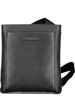 Calvin Klein Taske, Herre, Sort, ONE SIZE, Uld, Sort Eco Skuldertaske med Logo