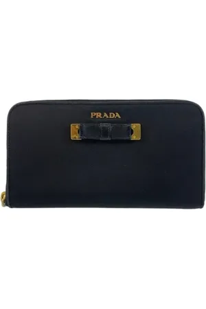 Prada Pre-owned, Dame, Sort, ONE SIZE, Uld, Pre-owned Canvas punge