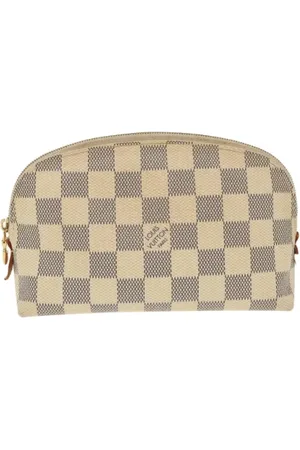 LOUIS VUITTON Pre-owned, Dame, Hvid, ONE SIZE, Tyl, Pre-owned canvas tasker