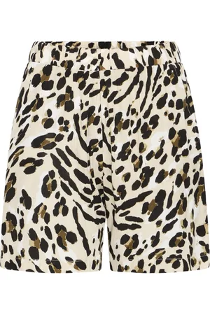 Ichi Shorts, Dame, , 2XL, Uld, Dyr Print Korte Shorts & Knickers
