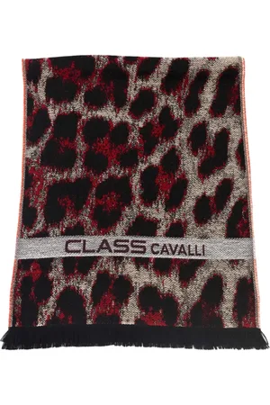 Roberto Cavalli Tilbehør, Herre, Rød, ONE SIZE, Uld, Winter Scarves