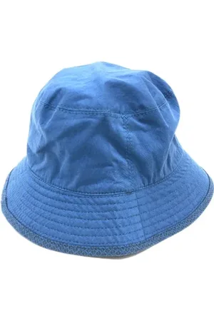 Fendi Pre-owned, Dame, Blå, ONE SIZE, Bomuld, Pre-owned Bomuld hatte