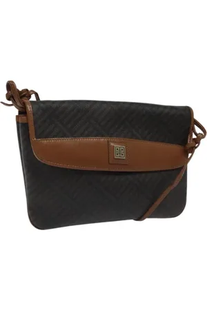 Givenchy Pre-owned, Dame, Sort, ONE SIZE, Uld, Pre-owned Laeder skuldertasker