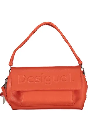 Desigual Taske, Dame, , ONE SIZE, Uld, Pink Håndtaske med Aftagelig Håndtag
