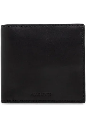 AllSaints Tilbehør, Herre, Sort, ONE SIZE, Læder, Folde tegnebog 
