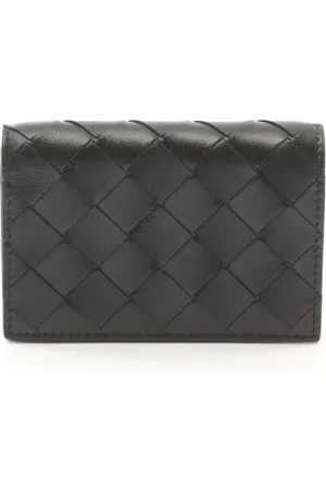 Bottega Veneta Pre-owned, Herre, Sort, ONE SIZE, Læder, Pre-owned Laeder punge