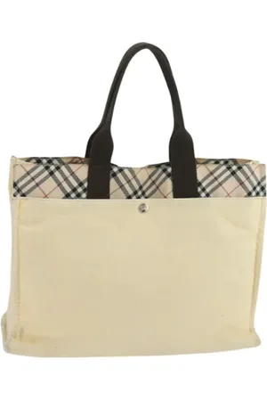 Burberry Pre-owned, Dame, , ONE SIZE, Tyl, Pre-owned Canvas totes