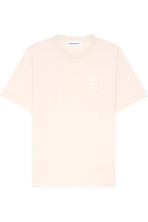 Etudes Top, Herre, Lyserød, S, Bomuld, Bomuld Kortærmet Logo T-Shirt