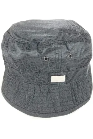 Fendi Pre-owned, Dame, Sort, ONE SIZE, Tyl, Pre-owned Stof hatte
