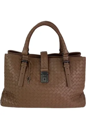 Bottega Veneta Pre-owned, Dame, Brun, ONE SIZE, Uld, Pre-owned Laeder hndtasker
