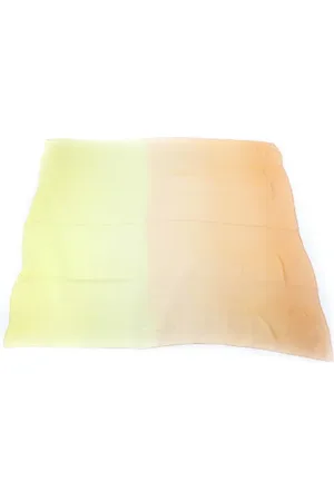 Hermès Pre-owned, Dame, Gul, ONE SIZE, Chiffon, Pre-owned Silke trklaeder