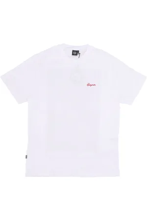 DOLLY NOIRE Top, Herre, Hvid, XL, Bomuld, Sort Måne Tarot Tee Kort Ærme