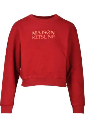 Maison Kitsuné Sweathshirts & Hoodies, Dame, Rød, S, Bomuld, Sweatshirts Hoodies