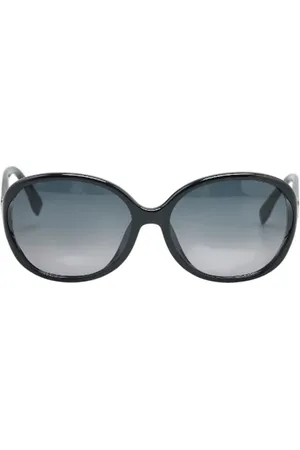 Fendi Pre-owned, Dame, Sort, ONE SIZE, Tyl, Pre-owned Plast solbriller