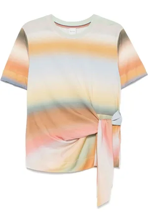 Paul Smith Top, Dame, Flerfarvet, M, Uld, MultiColour T-shirts og Polos Stilfuld