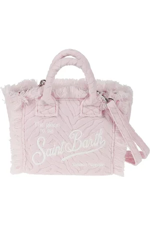 MC2 SAINT BARTH Taske, Dame, Lyserød, ONE SIZE, Bomuld, Zebra Mini Vanity Sponge Taske