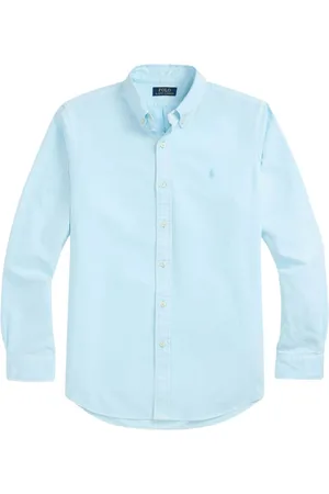 Ralph Lauren Skjorte, Herre, Blå, XL, Bomuld, Oxford Skjorte Kollektion