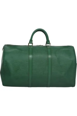 LOUIS VUITTON Pre-owned, Dame, Grøn, ONE SIZE, Tyl, Pre-owned Laeder louis-vuitton-tasker