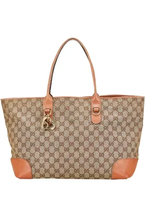 Gucci Pre-owned, Dame, , ONE SIZE, Tyl, Pre-owned Canvas totes