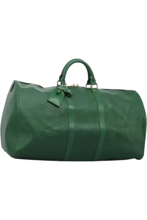 LOUIS VUITTON Pre-owned, Dame, Grøn, ONE SIZE, Tyl, Pre-owned Laeder louis-vuitton-tasker