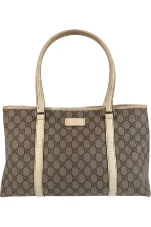 Gucci Pre-owned, Dame, , ONE SIZE, Uld, Pre-owned Canvas totes