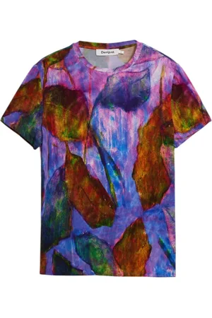 Desigual Top, Dame, Flerfarvet, S, Kortærmet T-shirt Forår/Sommer Kollektion