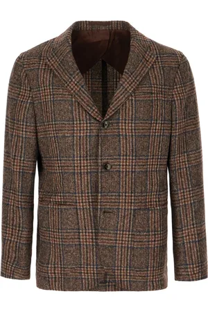 BARBA Jakke, Herre, Brun, XL, Uld, Stilfulde Jakker & Veste til Mænd