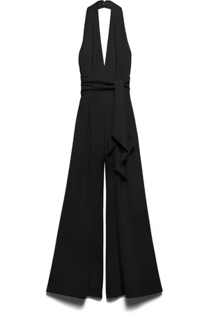 ANIYE BY Jumpsuits & Playsuits, Dame, Sort, M, Uld, Sorte Bukser Stilfuld