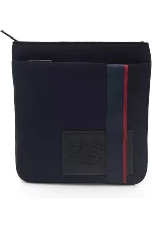 Cerruti 1881 Taske, Herre, Blå, ONE SIZE, Polyester, Blå Polyester Messenger Taske med Lynlås Lukning
