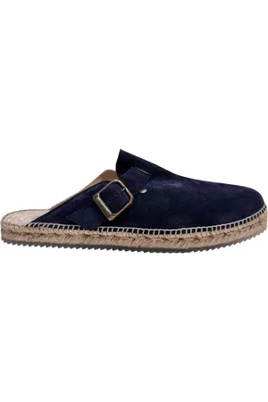Espadrilles Sko, Herre, Blå, 43 EU, Blå Sandaler til Sommer Outfits