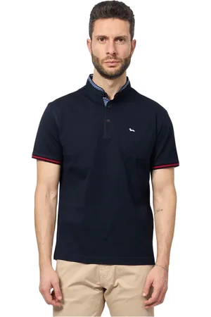 HARMONT&BLAINE Top, Herre, Blå, XL, Bomuld, Harmont Blaine