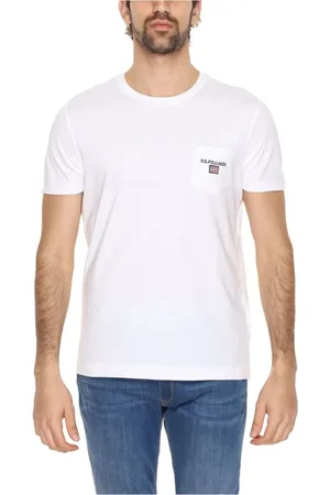 U.S. Polo Assn. Top, Herre, Hvid, XS, Bomuld, Hvid Bomuld Herre T-Shirt