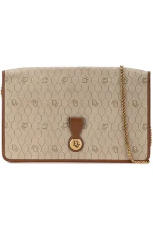 Dior Pre-owned, Dame, , ONE SIZE, Uld, Pre-owned Stof crossbody-tasker