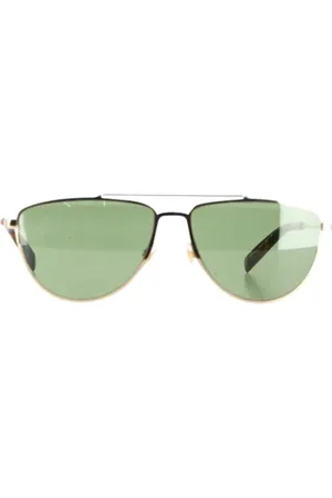 Givenchy Pre-owned, Dame, Grøn, ONE SIZE, Tyl, Pre-owned Metal solbriller