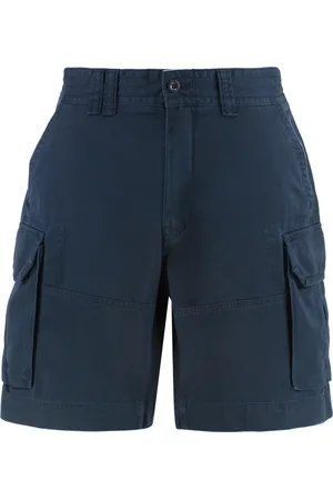 Ralph Lauren Shorts, Herre, Blå, W30, Bomuld, Bomuld Bermuda Shorts med Lommer