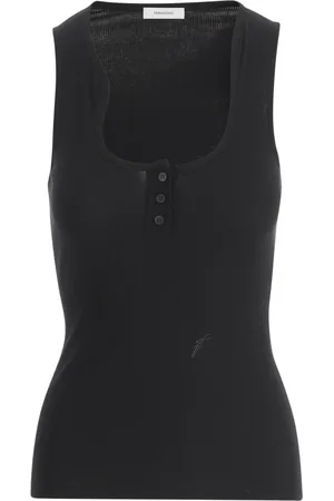 Salvatore Ferragamo Top, Dame, Sort, S, Elegant Top til Kvinder