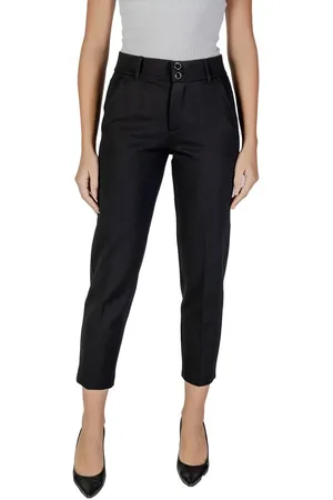 Street one Bukser, Dame, Sort, 3XL, Uld, Sort Viskose Jeans & Pant