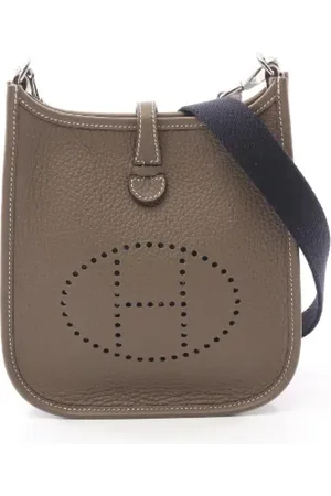 Hermès Pre-owned, Dame, Brun, ONE SIZE, Uld, Pre-owned Laeder skuldertasker