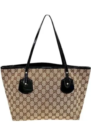 Gucci Pre-owned, Dame, , ONE SIZE, Tyl, Pre-owned Canvas gucci-tasker